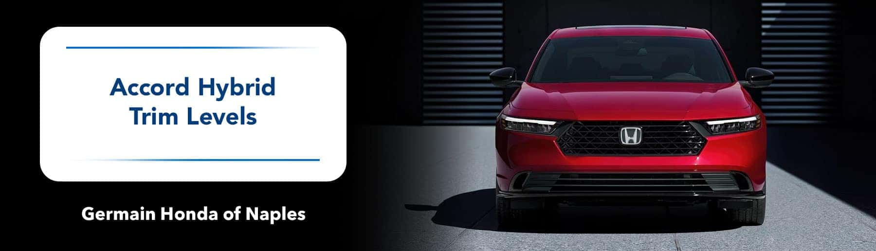 Honda Accord Hybrid Trim Levels with Prices, Photos, & Specs