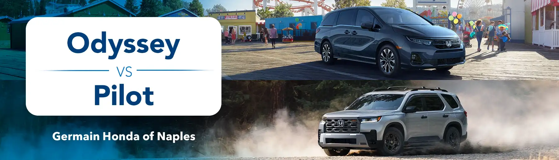 Honda Odyssey vs Honda Pilot Comparison | Which is Best for Florida Families? - Germain Honda of Naples