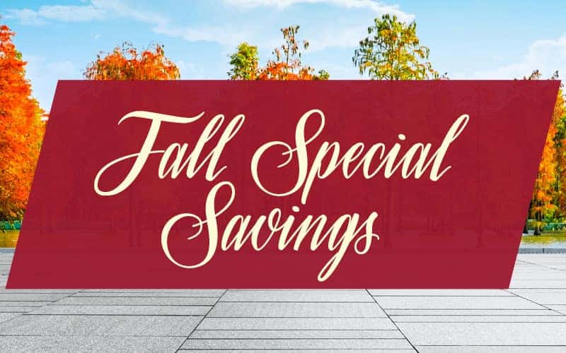 Fall Service Savings