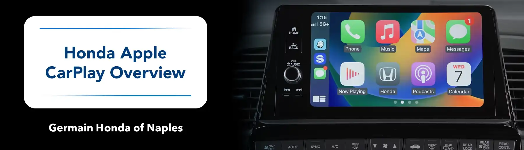 Honda Apple CarPlay Overview