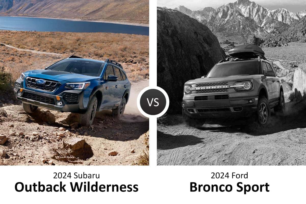 OffRoad SUV Comparison Subaru Outback vs. Ford Bronco Sport