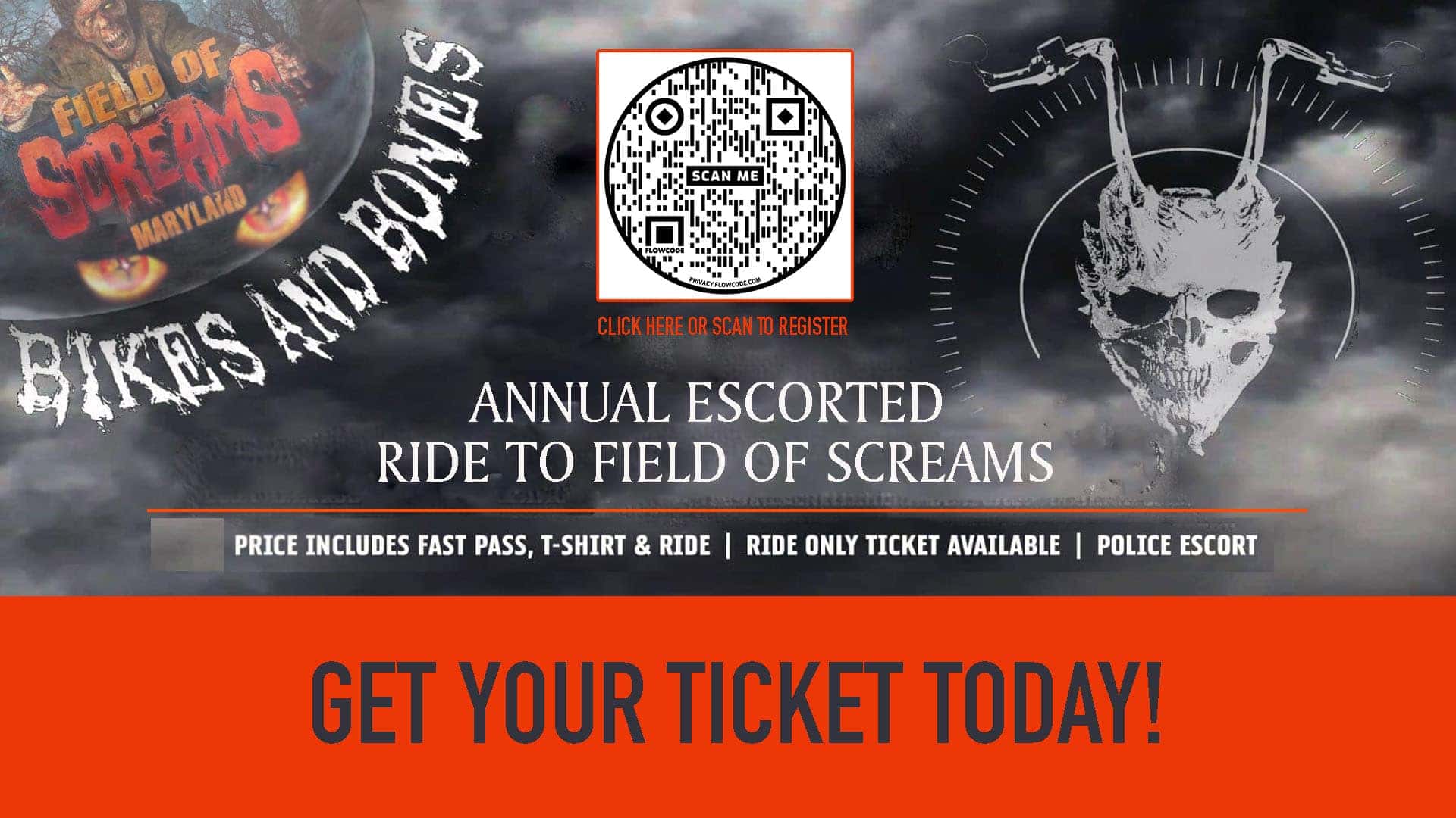 BIKES AND BONES, WASHINGTON, HARLEY DAVIDSON, FIELD, SCREAMS, OLNEY , MORORCYCLE , RIDE SCARY, HAUNTED HOUSE, DEALERSHIP