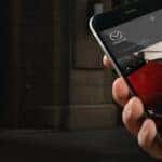 Mazda MYMAZDA app being used in a Mazda