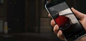 Mazda MYMAZDA app being used in a Mazda