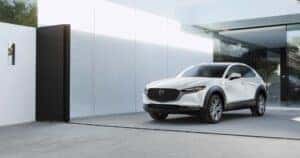 CX-30 Next to a wall