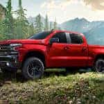 2020 Chevy Silverado in forest CANADA