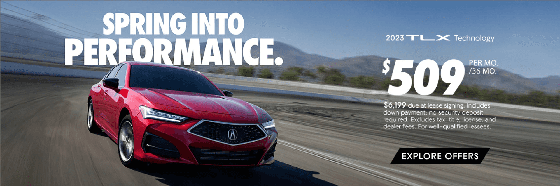 Spring into performance TLX Lease