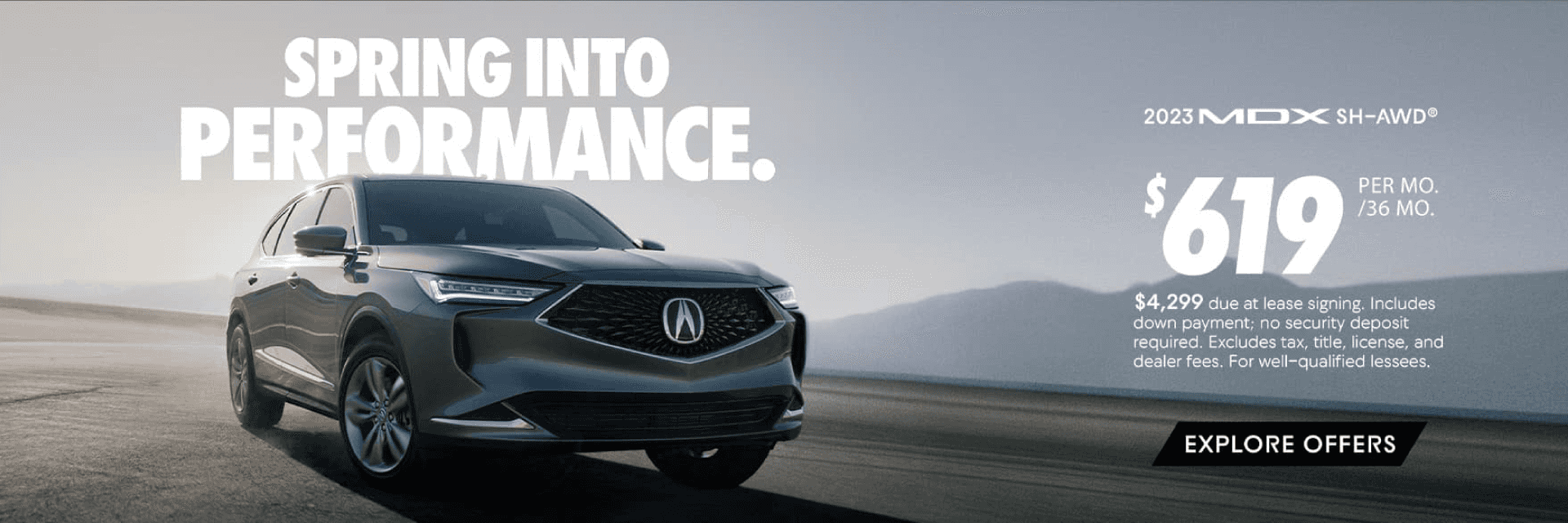 Spring into performance event MDX Lease