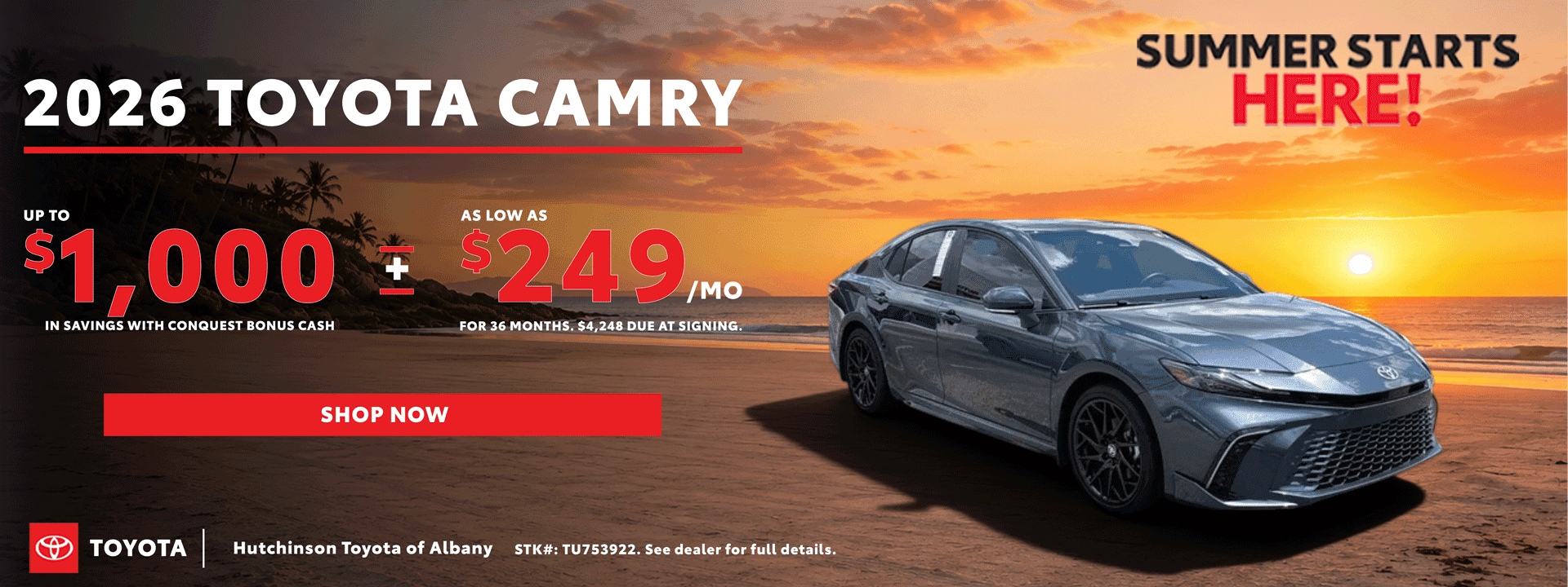2026 Camry Offer