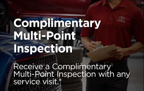 Complimentary multi-point inspection