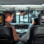 Rear seat entertainment system inside INFINITI QX60
