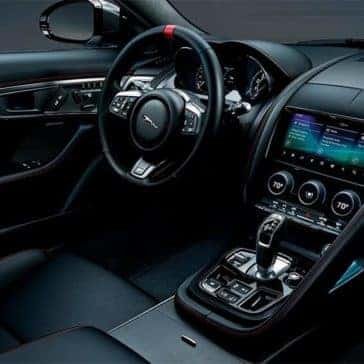 2020-Jaguar-F-TYPE-Checkered-Flag-Edition-interior-with-Black-upholstery