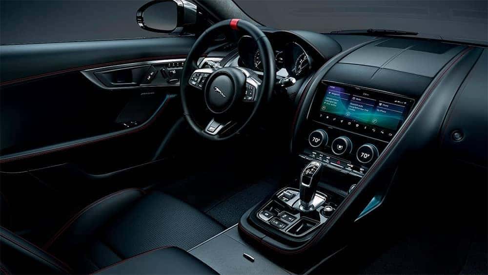 2020-Jaguar-F-TYPE-Checkered-Flag-Edition-interior-with-Black-upholstery