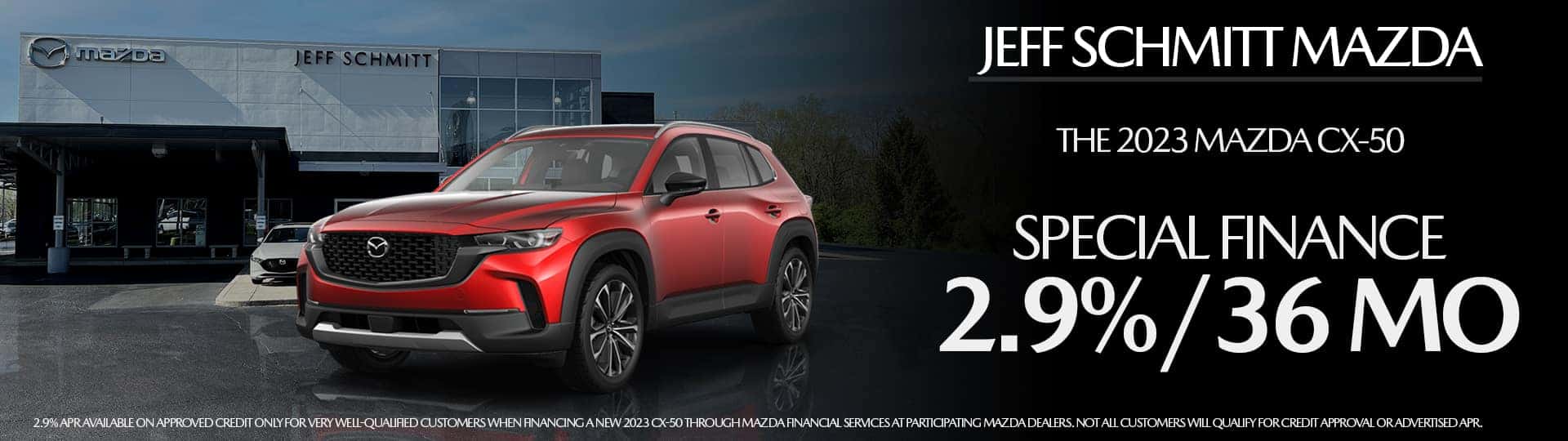 Mazda Desktop Homepage banner cx50