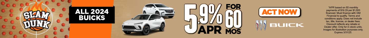 ALL 2024 Buicks 5.9% APR for 60 mo