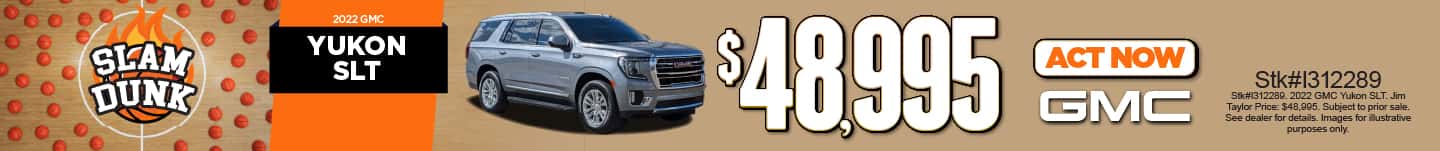 2022 GMC Yukon SLT Stk#I312289 $48,995