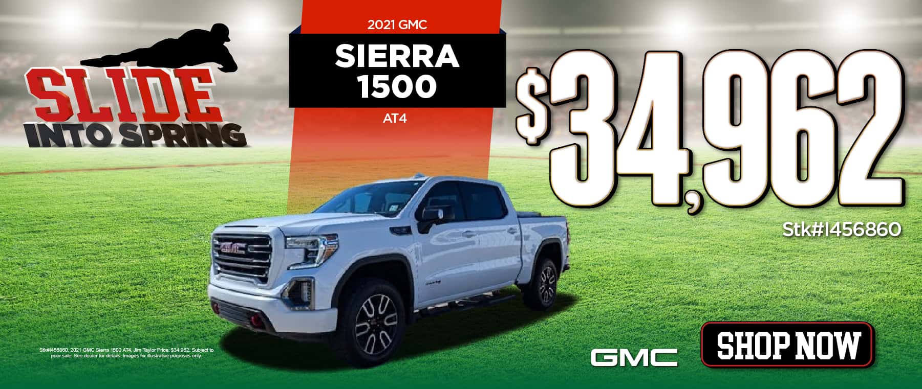 2021 GMC Sierra 1500 AT4 Stk#I456860 - $34,962