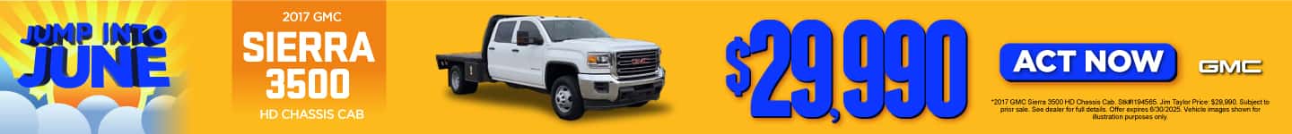 2017 GMC Sierra 3500 HD Chassis Cab