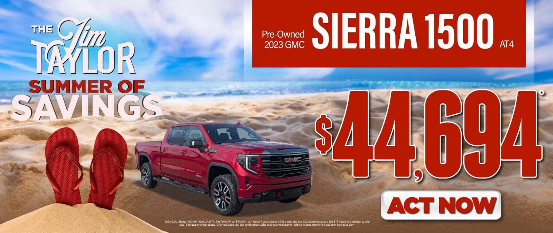 Pre-Owned 2023 GMC Sierra 1500 AT4