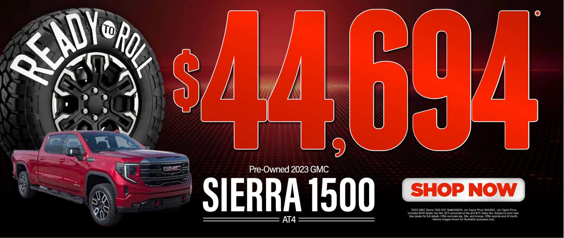 Pre-Owned 2023 GMC Sierra 1500 AT4
