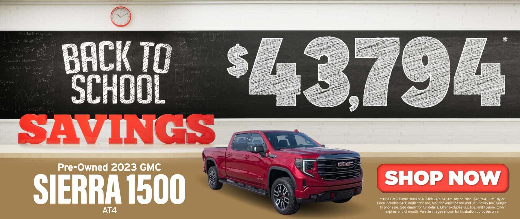 Pre-Owned 2023 GMC Sierra 1500 AT4