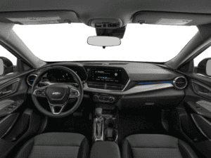 The interior of a 2024 Chevrolet Trax SUV