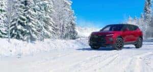 Red 2025 Chevy Blazer
