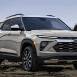 2026 Chevrolet Trailblazer parking next to a lake