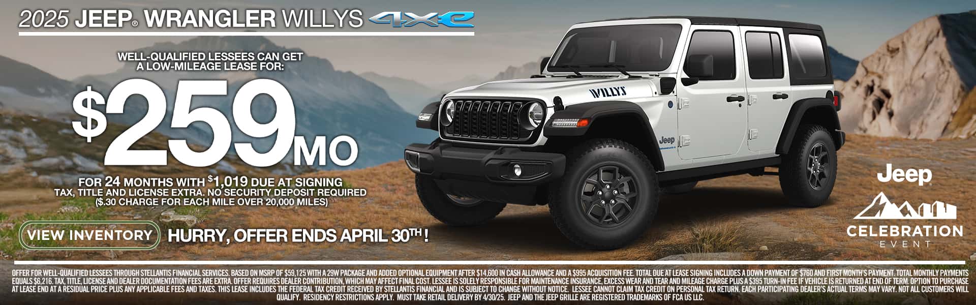 CO—Wrangler-Willy4xe-Lease