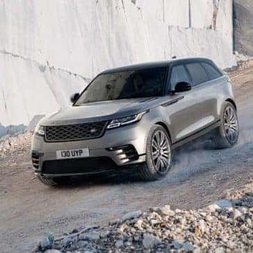 2020 Range Rover Velar Driving Downhill