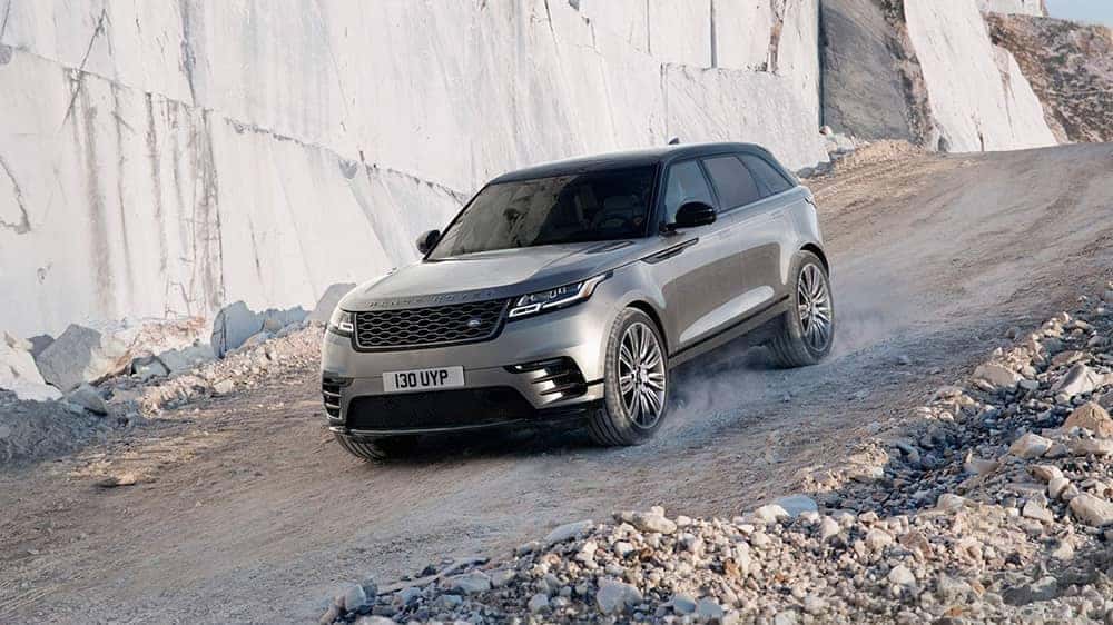 2020 Range Rover Velar Driving Downhill