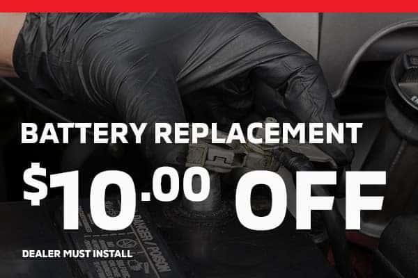 battery replacement $10 off