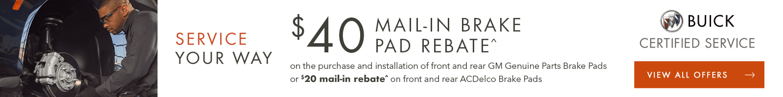 December Brake Rebate
