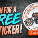 IFRD International Female Ride Day Sticker Giveaway