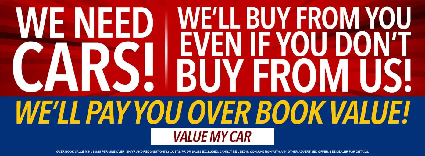 We Need Your Car at Massey Toyota!