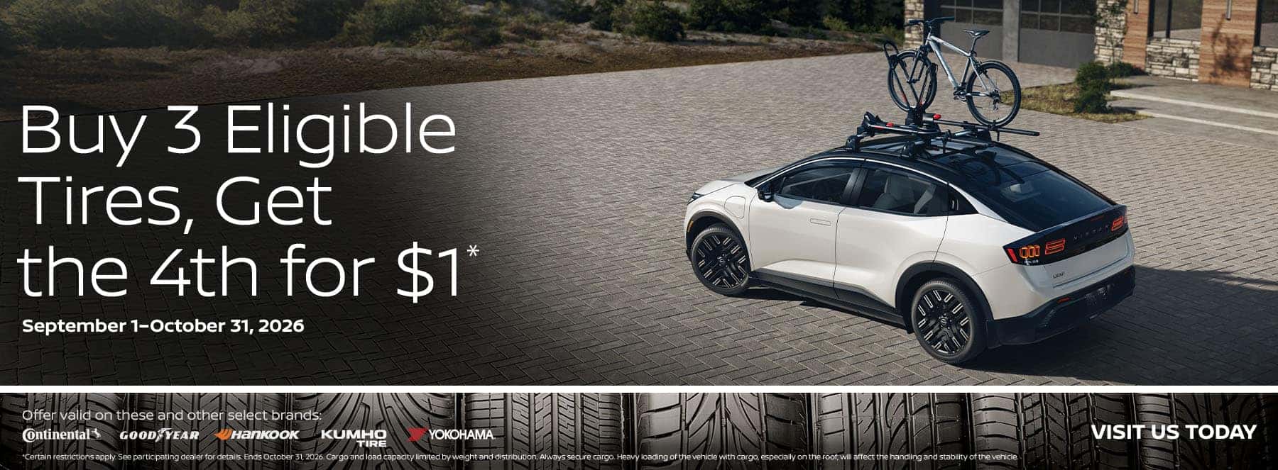 Buy 3 Get 1 Tires