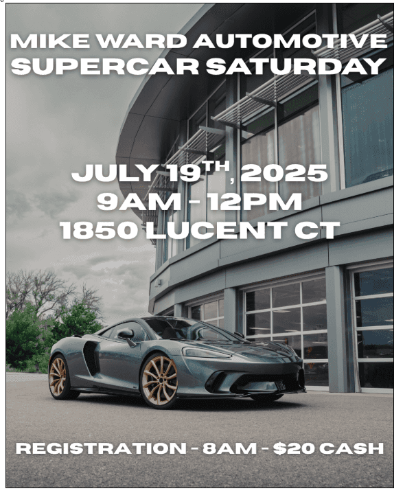 SuperCar Saturday July 2025