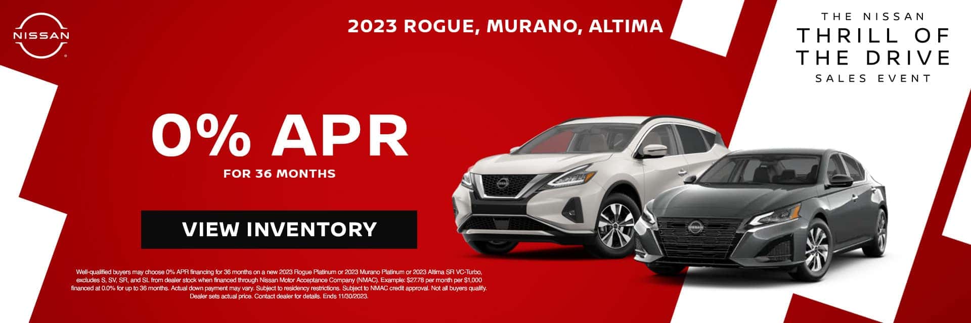 2023 Rogue, Murano, Altima WebNov 23