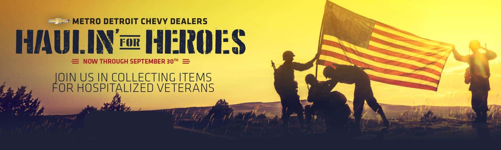 Haulin' for Heroes Michigan Chevy Dealers