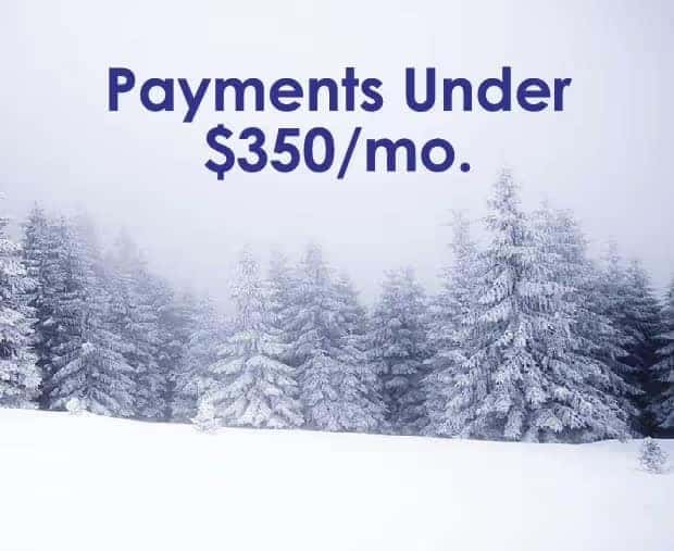 Payments Under $350/mo.