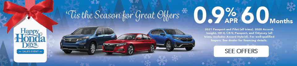 The Happy Honda Days Sales Event is Happening Now!