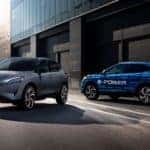 Nissan Ellicott 2022 e-Power Qashqi silver and blue EV