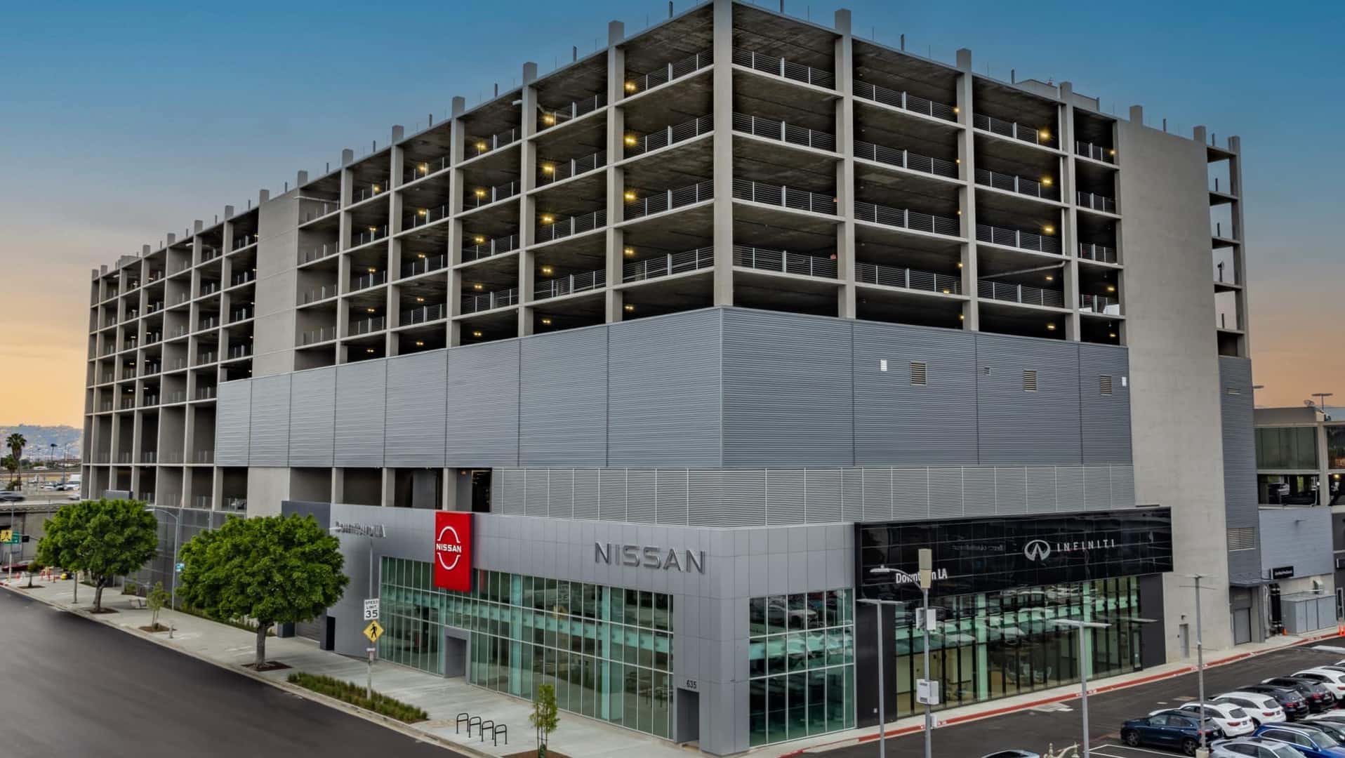 Nissan of Downtown L.A. dealership exterior