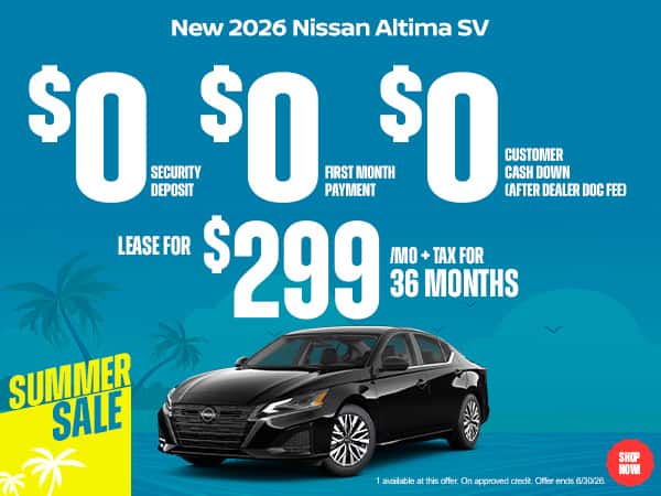 New 2026 Nissan Altima SV