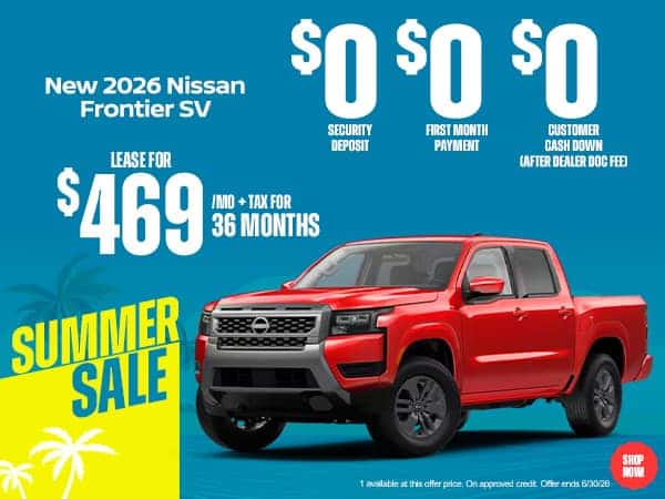 New 2026 Nissan Frontier SV