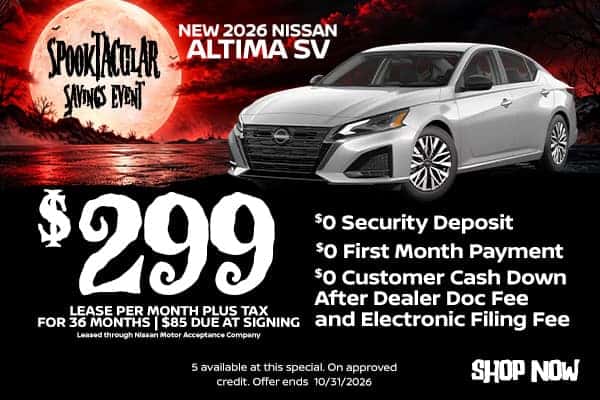 New 2026 Nissan Altima SV