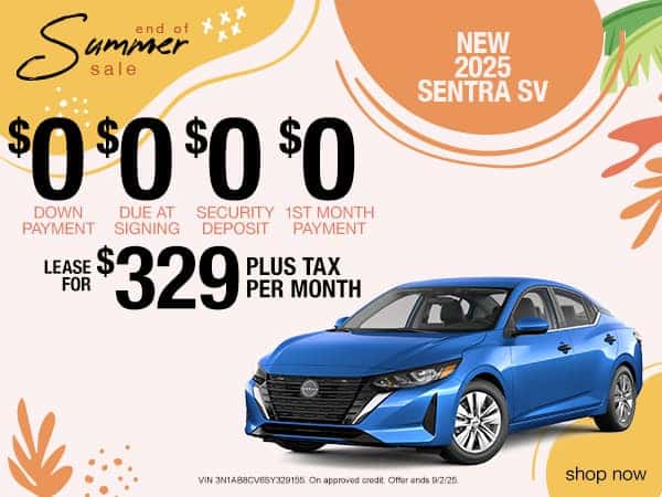 New 2025 Nissan Sentra SV