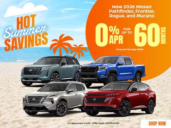 Nuevos modelos Nissan Pathfinder, Frontier, Rogue y Murano 2026