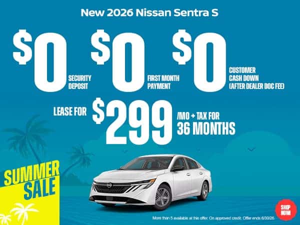 New 2026 Nissan Sentra S