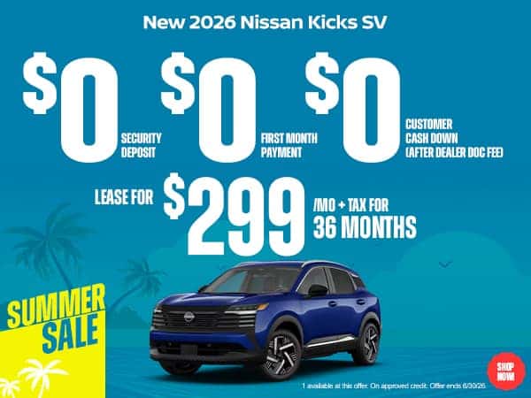 New 2026 Nissan Kicks SV